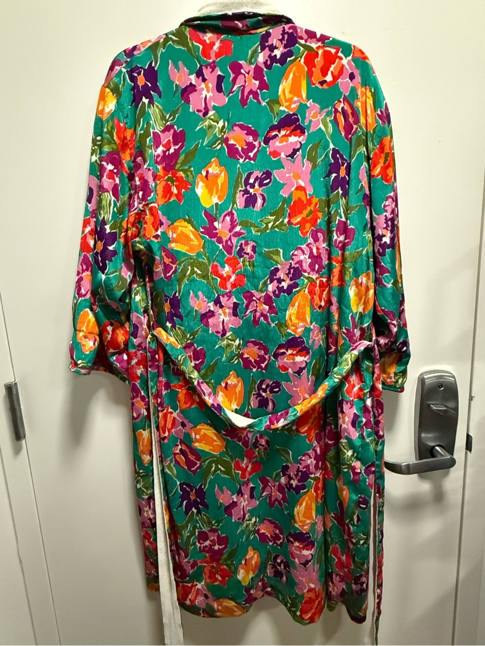 Victoria's Secret Gold Label, Floral Terry Lined Robe - Vintage, Collectible